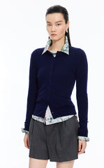 Sweater / JNBY Slim Wool Stretch Cardigan