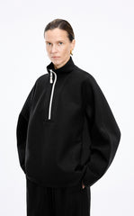 Sweatshirt / JNBY Half-Zip Stand Collar Pullover
