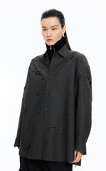 Jacket / JNBY Relaxed Wool Blend Cutout Jacket