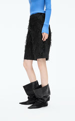 Pants / JNBY Textured Jacquard Mid-Length Pants