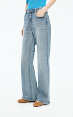 Pants / JNBY Flared Cuffed Extra-Long Jeans