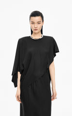 Dress / JNBY T-Silhouette Cupro Wrap Dress