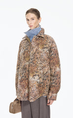 Coat / JNBY Oversized Quilted Shirt Puffer