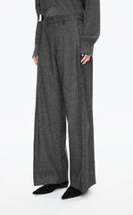 Pants /(ESG)JNBY Metallic Banana Cut Trousers