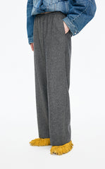 Pants / JNBY Straight-Leg Drawstring Wool Blend Trousers
