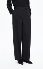 Pants / JNBY Wool-Blend Relaxed Tapered Trousers