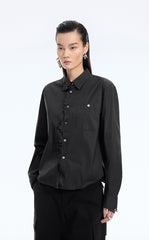 Shirt / JNBY Cut-Out Floral Dimensional Shirt