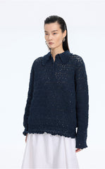 Sweater / JNBY Oversized Textured Knit Pullover
