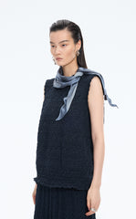 Vest / JNBY T-shaped Textured Stretch Knit Vest