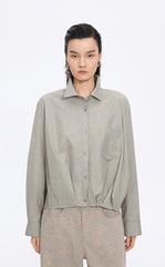 Shirt / JNBY Floral Print Cotton Long Sleeve Shirt