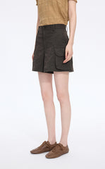 Pants / JNBY Embroidered Floral A-Line Shorts