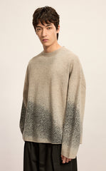 Sweater / CROQUIS Ink Gradient Oversized Wool Sweater