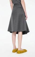 Skirt / JNBY A-Line Wool-Blend Midi Skirt