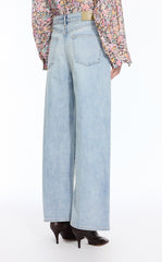 Pants / JNBY Slimming straight cut Hem Jeans