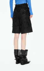 Pants / JNBY Textured Jacquard Mid-Length Pants