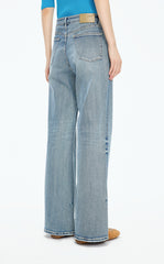 Pants / JNBY Flared Cuffed Extra-Long Jeans