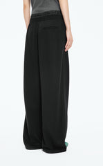 Pants / JNBY Topstitched Banana Cut Cotton Pants