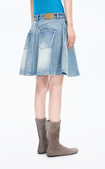 Skirt / JNBY A-Line Short Denim Skirt