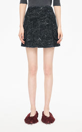 Skirt / JNBY Colored Pencil Floral A-Line Mini Skirt
