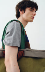 Bag / JNBYHOME Cotton Canvas Two-Tone Tote