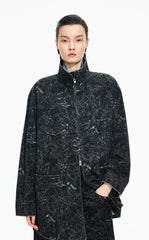 Jacket / JNBY Colored Pencil Floral Oversized Cotton Jacket