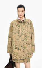 Jacket / JNBY Colored Pencil Floral Oversized Cotton Jacket