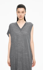 Dress / JNBY Machine-Washable Wool Sleeveless Dress