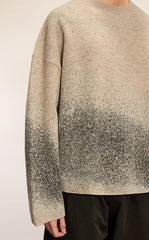 Sweater / CROQUIS Ink Gradient Oversized Wool Sweater