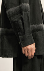 Shirt / CROQUIS Needle-Spliced Oversized Cotton-Linen Poplin Shirt