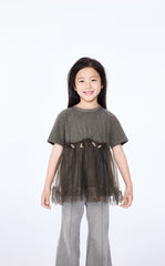 T-Shirt / jnby by JNBY Mesh Detail Kids T-Shirt