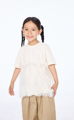 T-Shirt / jnby by JNBY Mesh Detail Kids T-Shirt