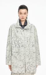 Jacket / JNBY Colored Pencil Floral Oversized Cotton Jacket