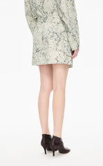 Skirt / JNBY Colored Pencil Floral A-Line Mini Skirt