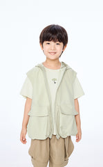 Vest / jnby by JNBY Water-Repellent Hooded Kids Vest