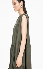 Dress / JNBY Sleeveless Silk-Blend Maxi Dress