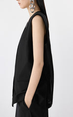 Vest / JNBY Wool-Silk Longline Vest