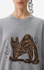 Sweater / JNBY Ceramic Cat Oversized Knit Sweater