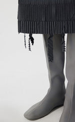 Skirt / JNBY Textured Pleated Midi Skirt