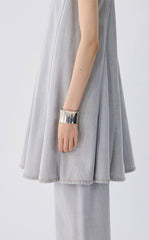 Dress / JNBY Sleeveless Gray Washed Denim Dress
