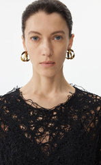 Sweater / JNBY Oversized Textured Knit Sweater