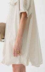 Dress / JNBY Oversize Cotton Short Sleeve Dress