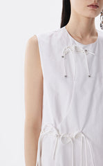 Dress / JNBY Oversized Dress with Chinese Button Closure