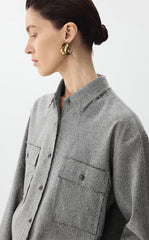 Shirt / JNBY Oversized Blended Shirt