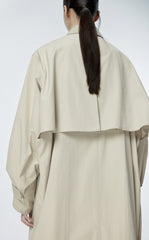 Coat / JNBY Cotton Trench Coat