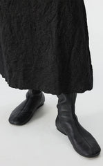 Skirt / JNBY Textured Long Pleated Hybrid Skirt