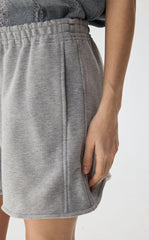 Pants / JNBY Terry Wide-Leg Drawstring Shorts