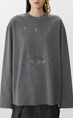 T-shirt / JNBY Relaxed Fit Long-Sleeve T-Shirt