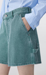 Shorts / JNBY Wide-Leg Rolled Denim Shorts