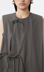 Dress / JNBY Oversized Dress with Chinese Button Closure