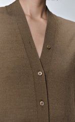 Sweater/JNBY Merino Wool Slim Fit V-Neck Knitted Sweater